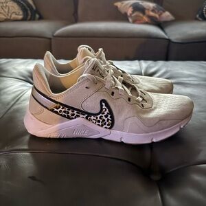 Nike Tan and Black Sneakers with Athletic Silhouette